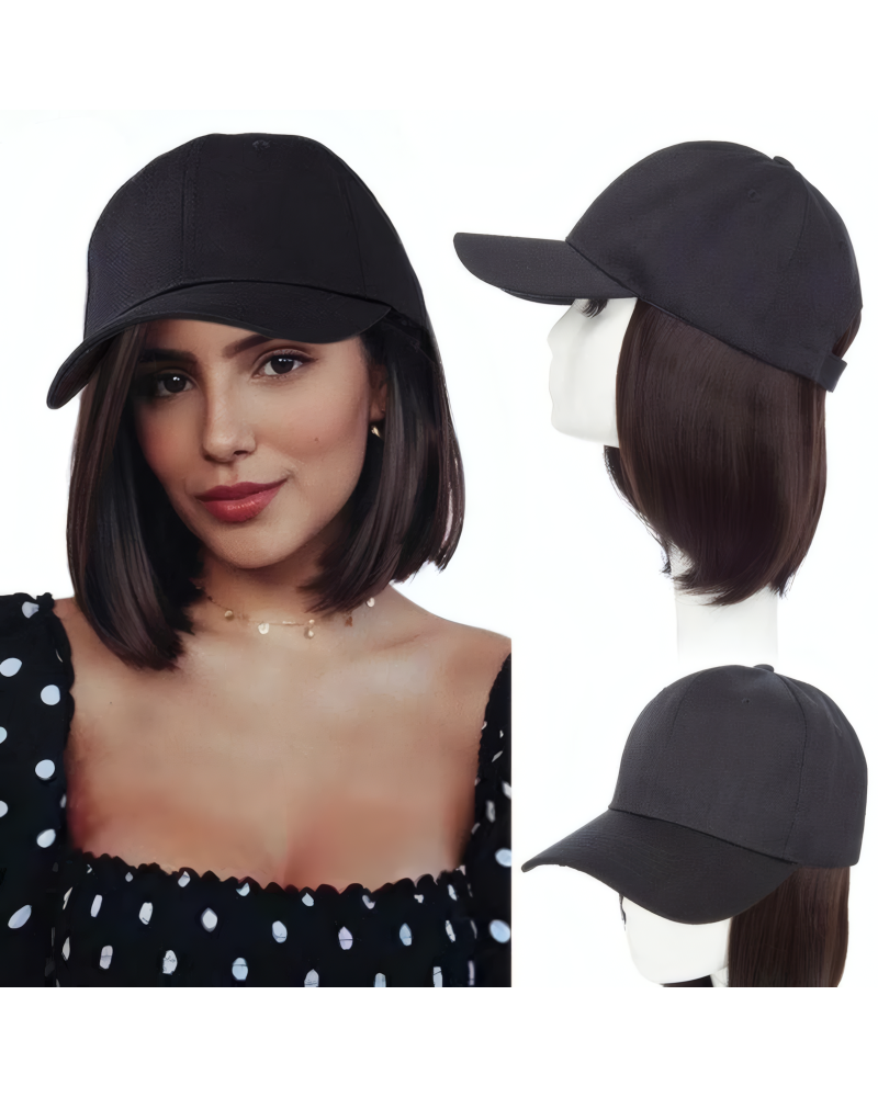 MY-LADY Hat Wigs Baseball Cap