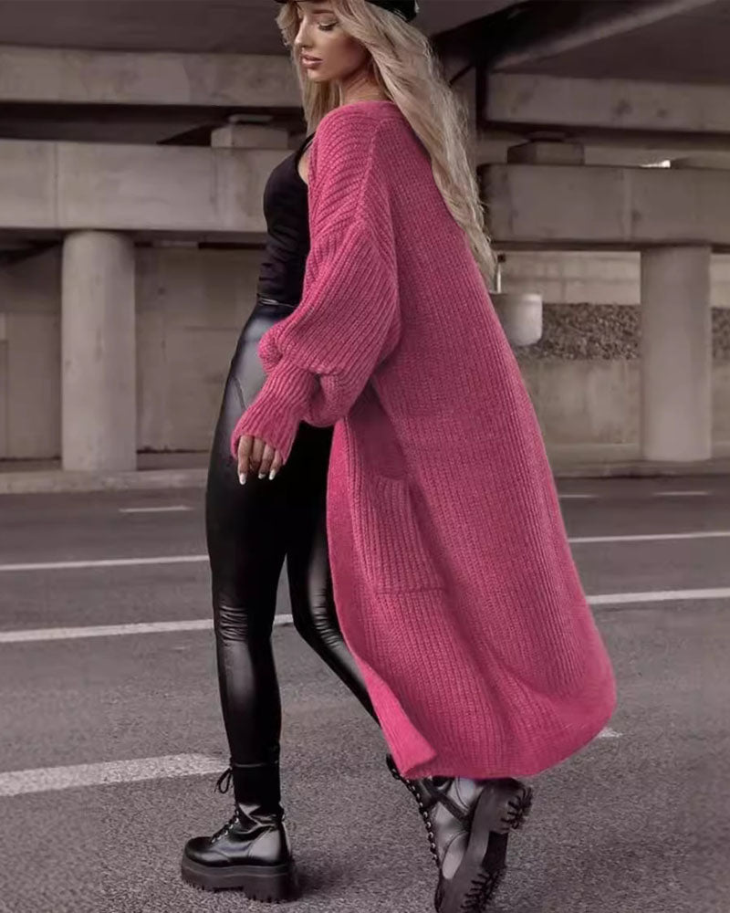 Miami Nights Pocket Sweater Cardigan