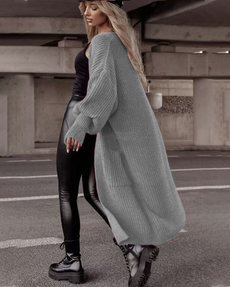 Miami Nights Pocket Sweater Cardigan