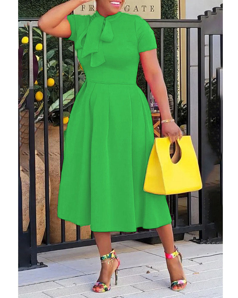 Modest Bow Tie Dress