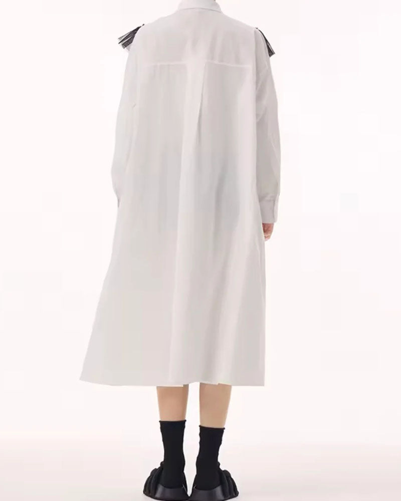 Muse Tulle Shirt Dress