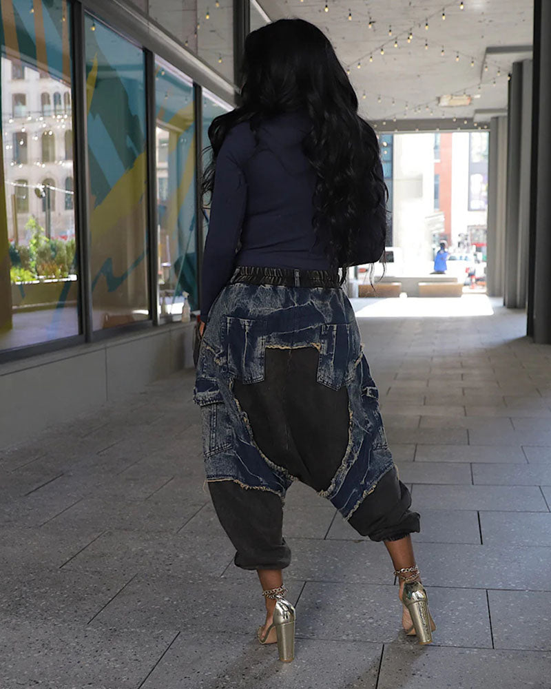Don’t Hurt Yourself Acid Wash Pants
