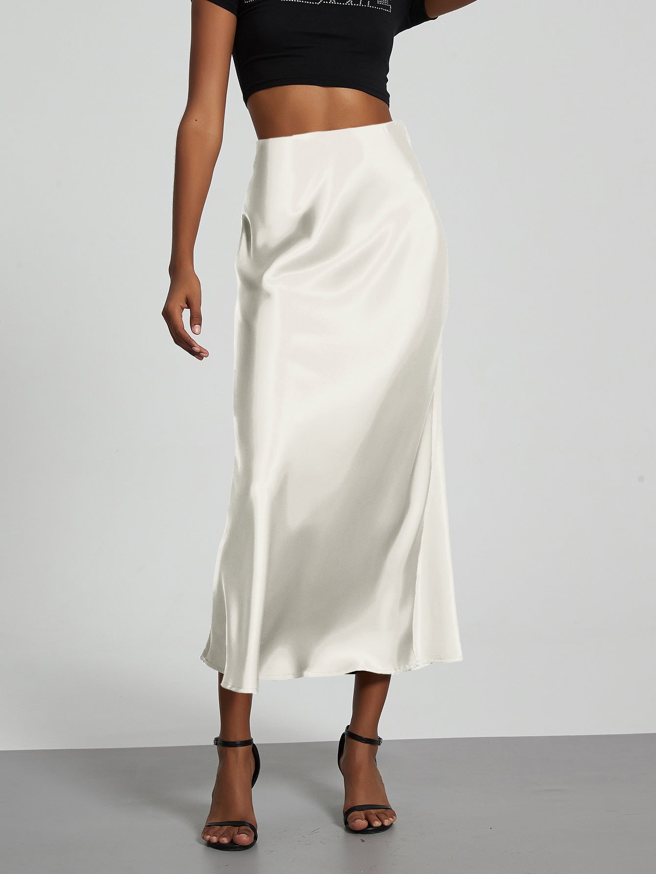 River Island satin skirt