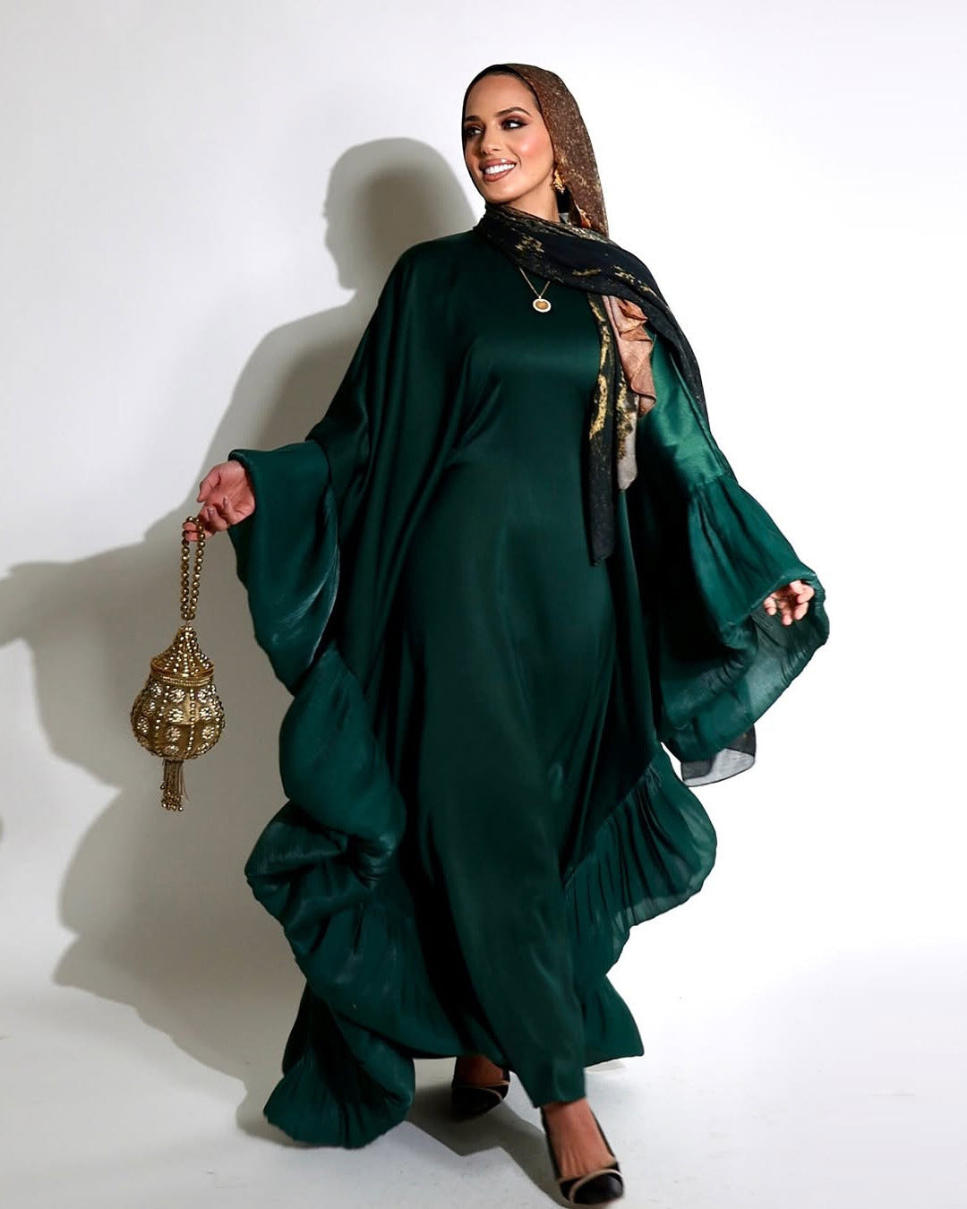 Luxury Silk Organza Butterfly Dress