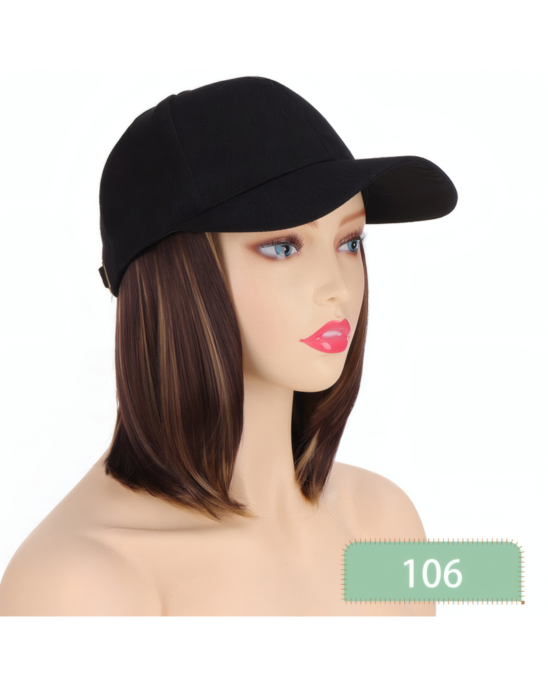 MY-LADY Hat Wigs Baseball Cap