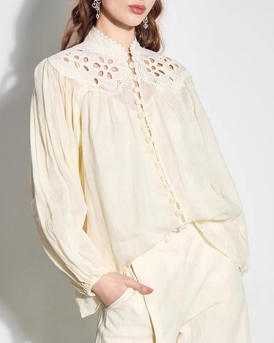 coco embroidered blouse