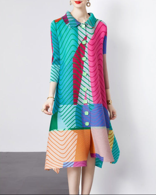 Art Multi color Dress