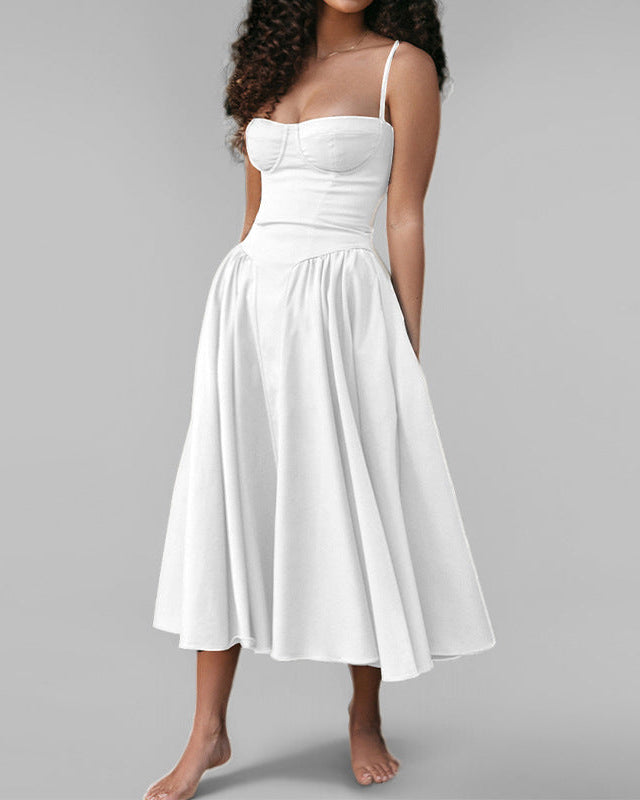 Daya Corset Midi Dress