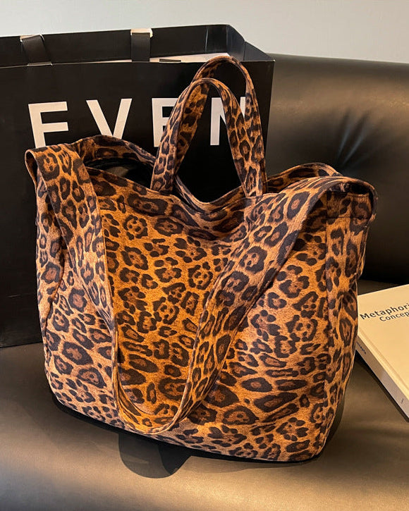 Leopard Print Tote Bag