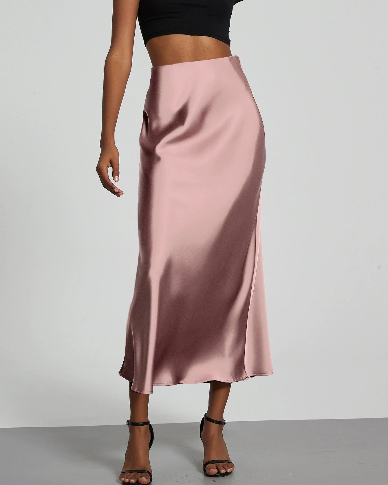 River Island satin skirt