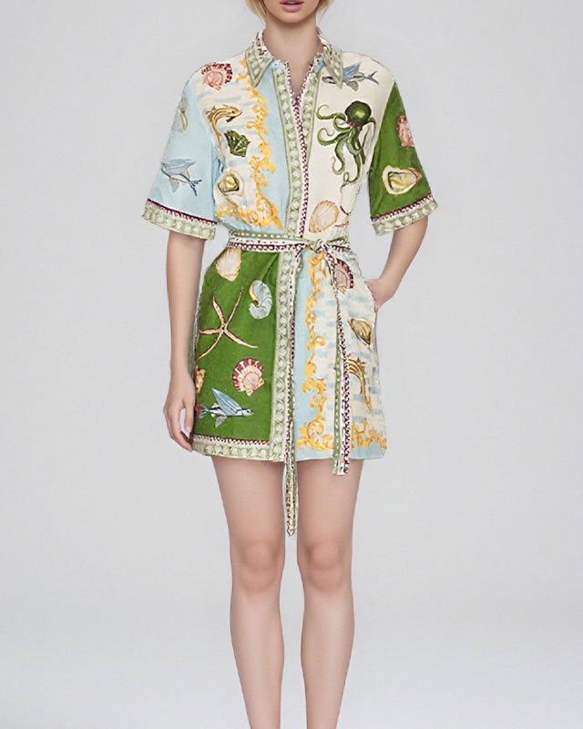 Rummy Mini Shirt Dress