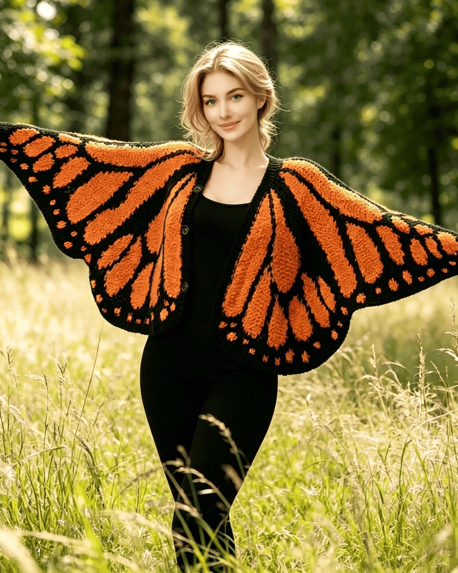 Butterfly Knit Cardigan