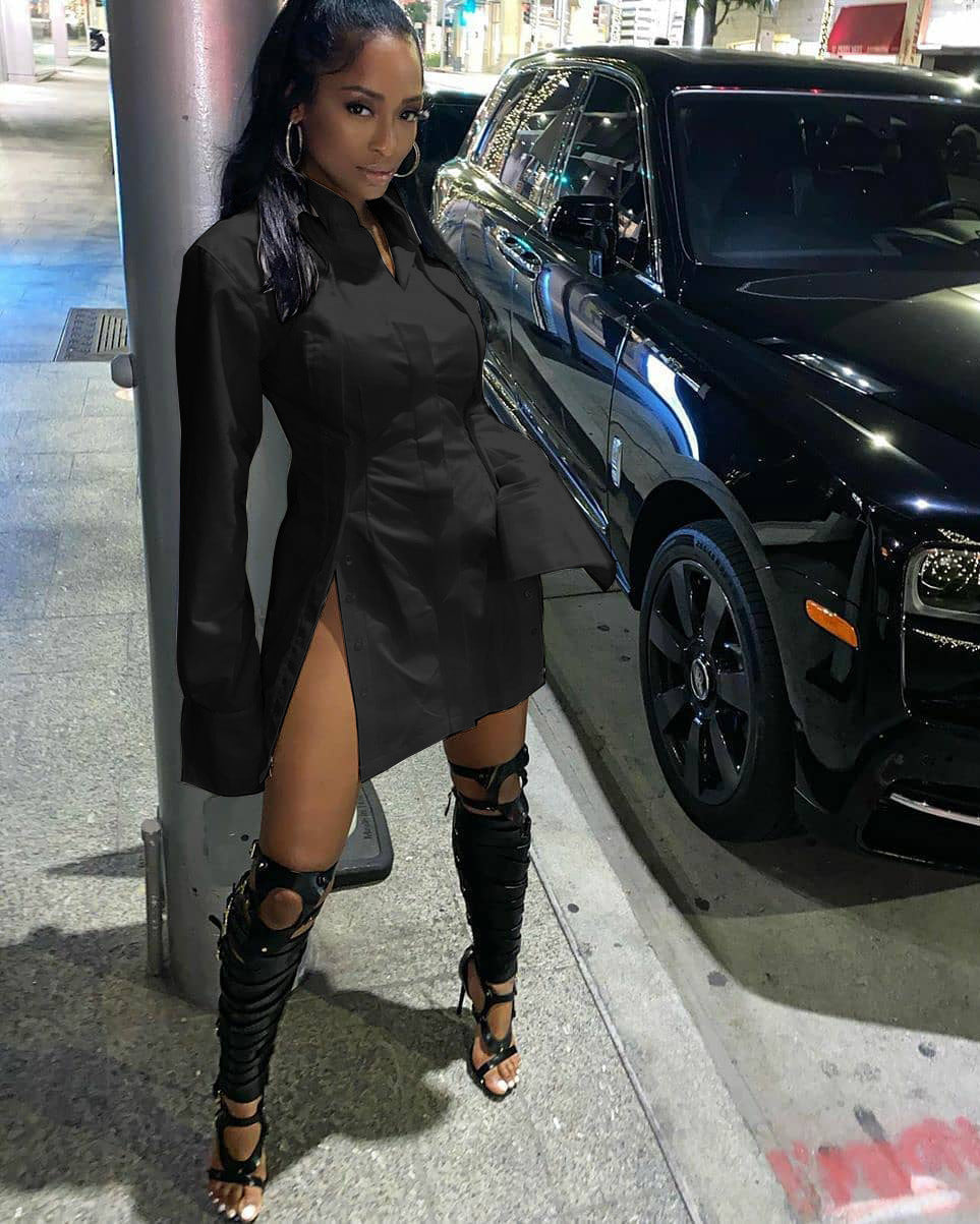 TAILORED MADE SHIRT DRESS/ TOP