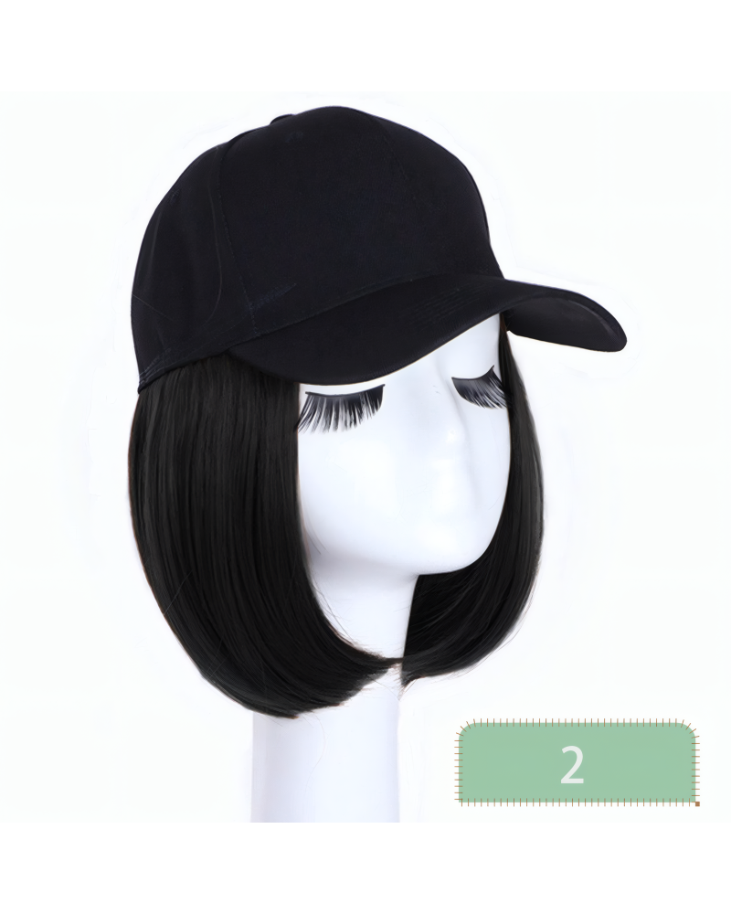 MY-LADY Hat Wigs Baseball Cap