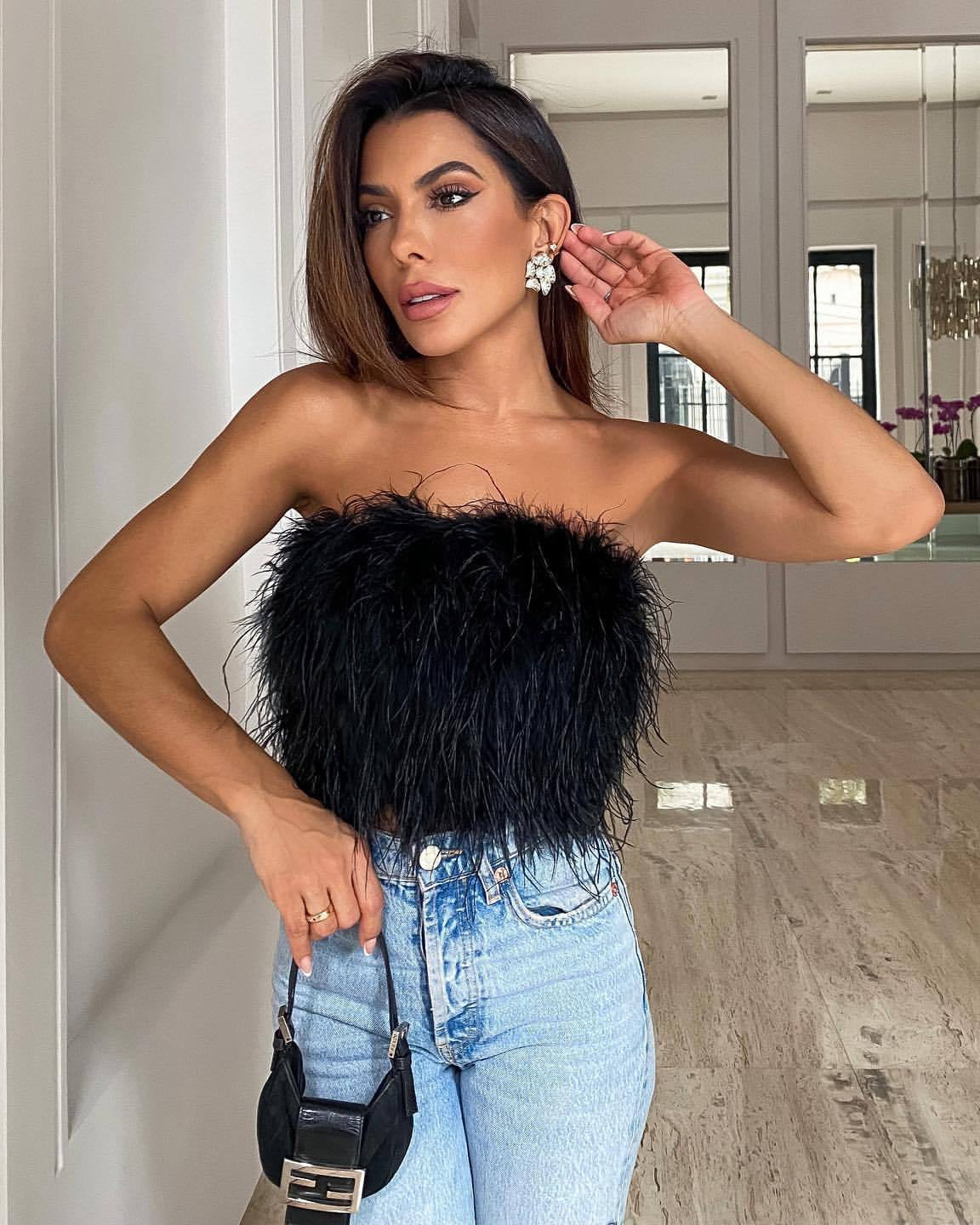 Good Time Boa Tube Top