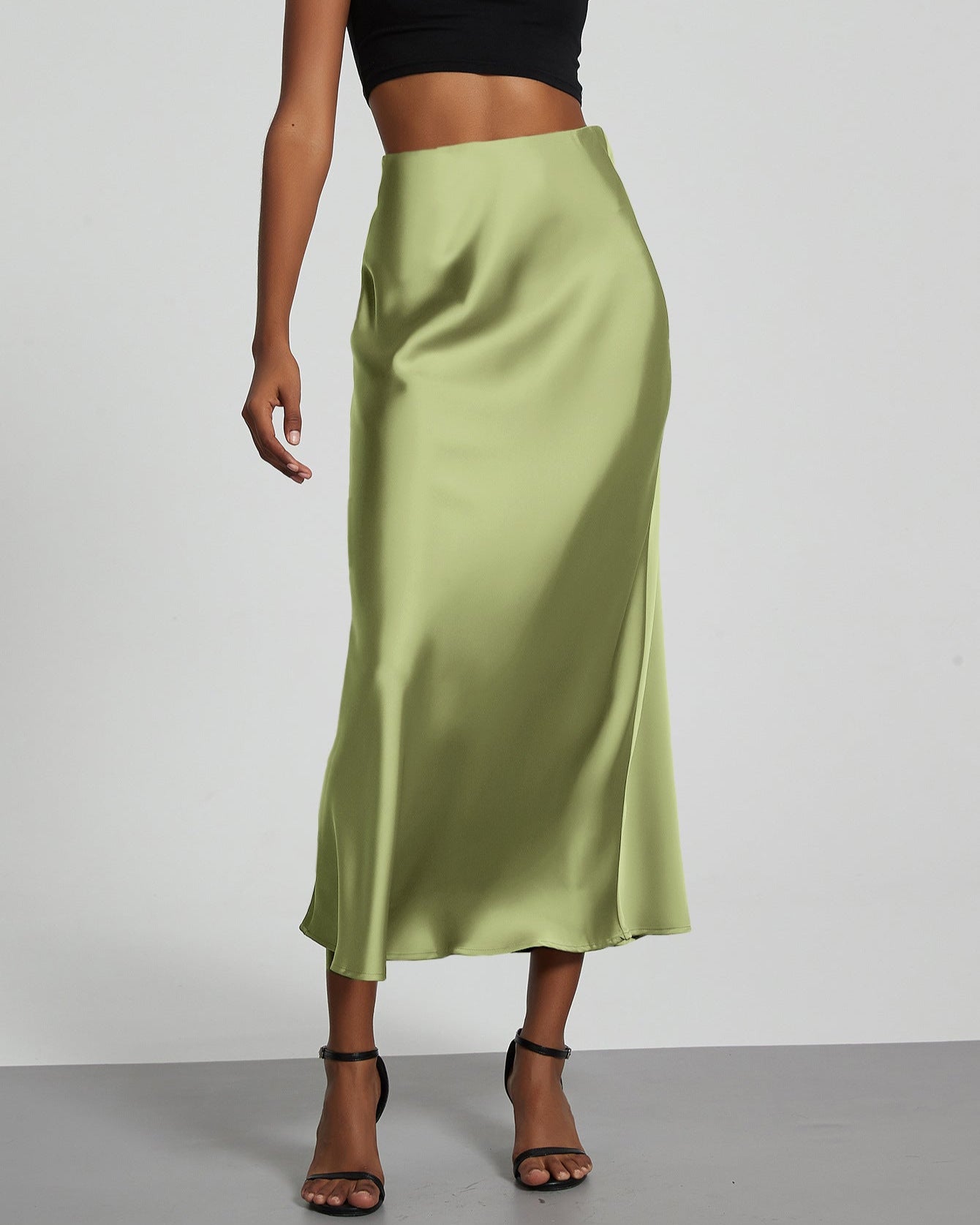 River Island satin skirt