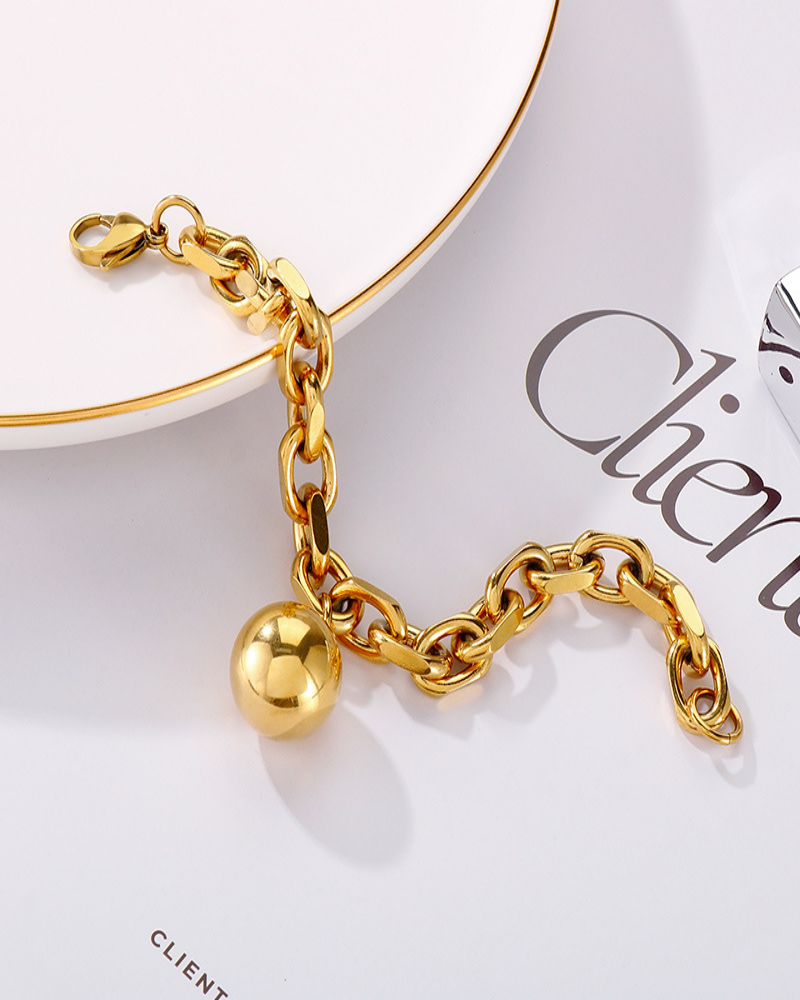 Stainless steel Bing bracelet