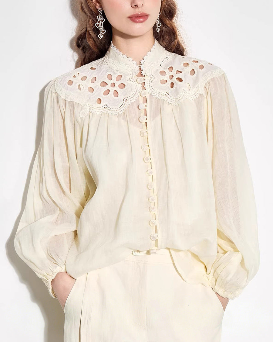 coco embroidered blouse