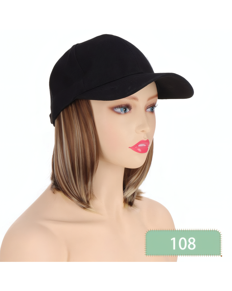 MY-LADY Hat Wigs Baseball Cap