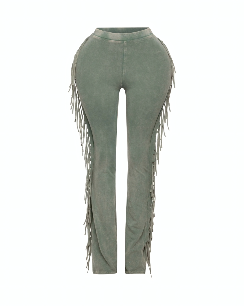 Good Times Fringed Flare Pant