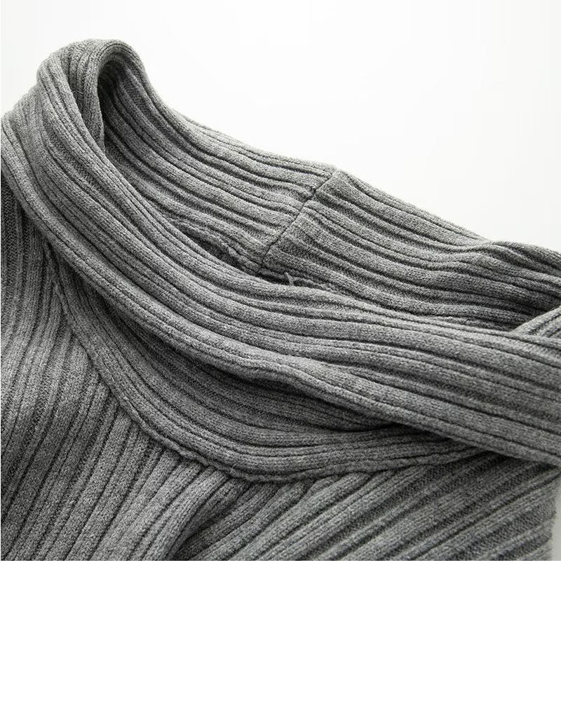 Off-Shoulder Sweater Pullover