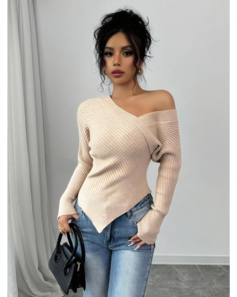 Amaya One Shoulder Sweater