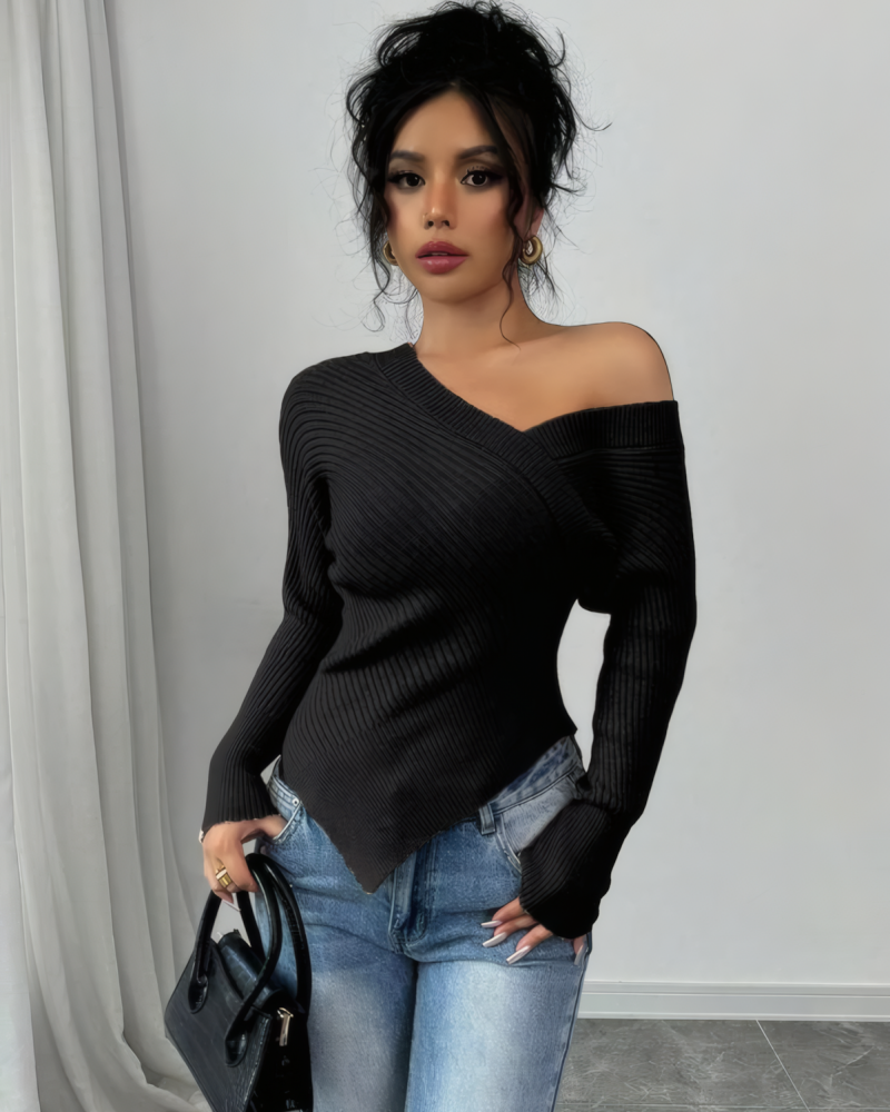 Amaya One Shoulder Sweater