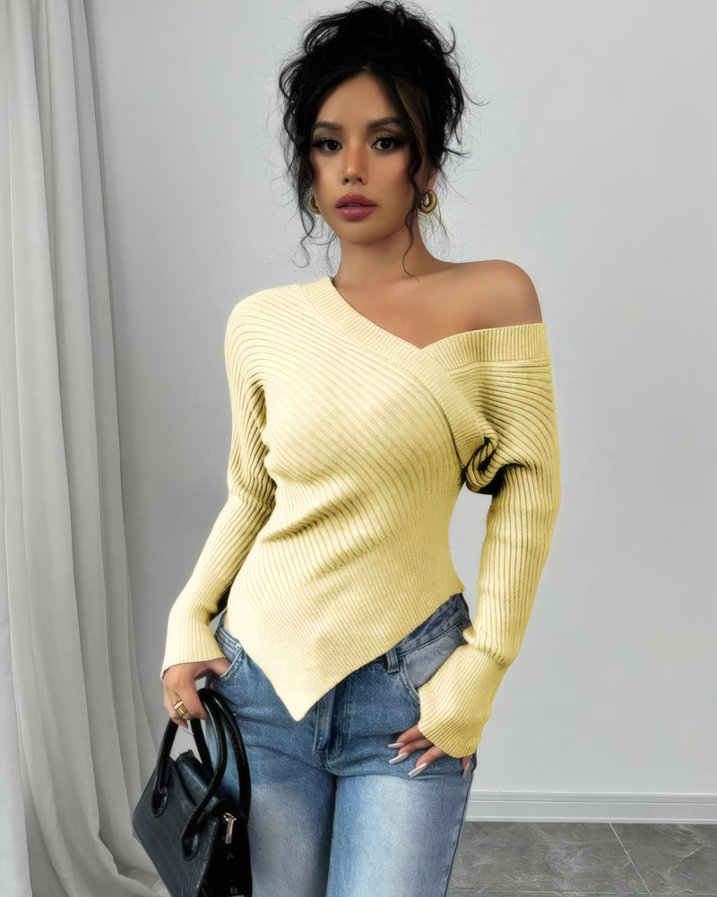 Amaya One Shoulder Sweater