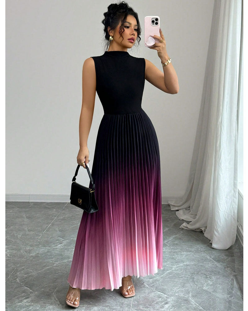 Ombre Print Tank Dress