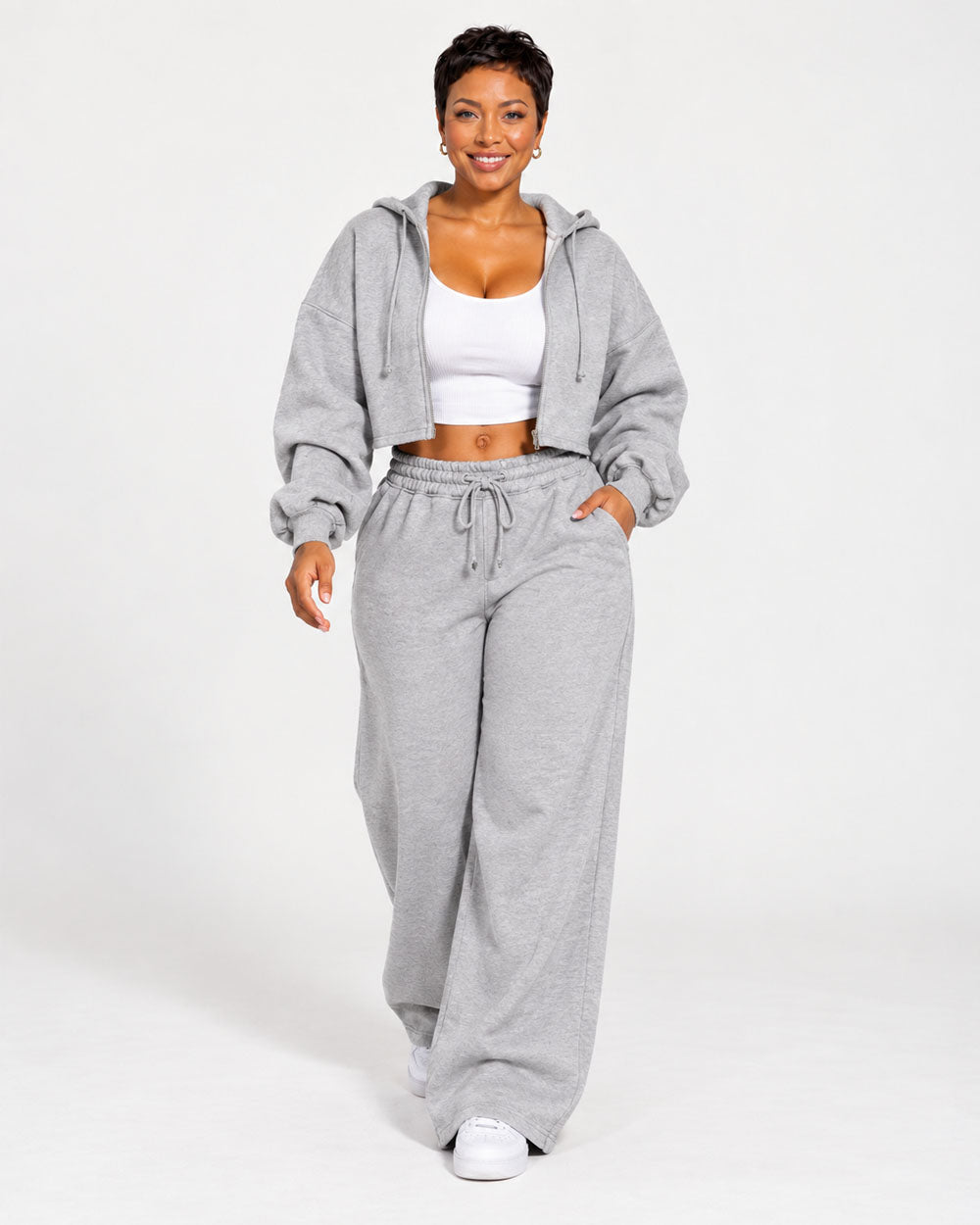 On The Go Fleece Pant Set