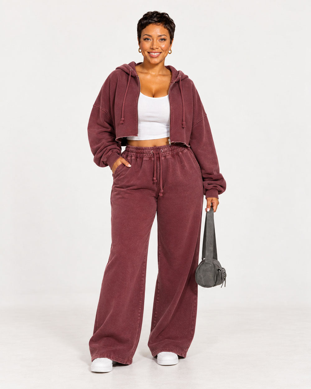 On The Go Fleece Pant Set