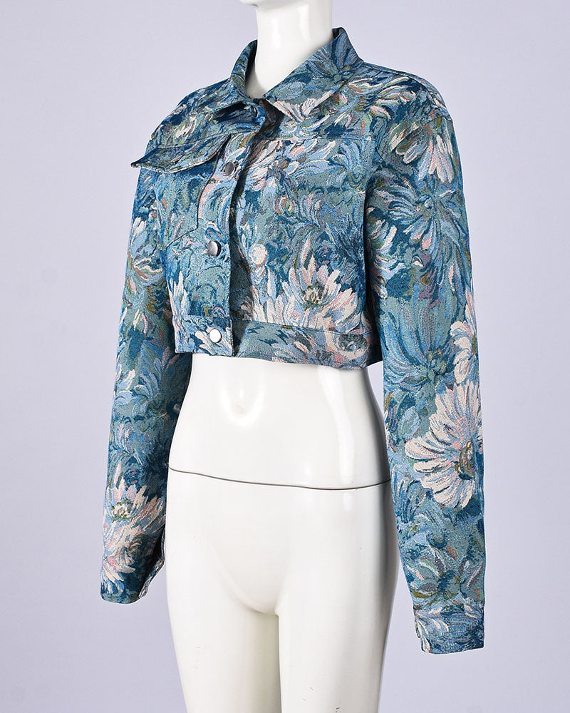 Pattern Play Cropped Jacket
