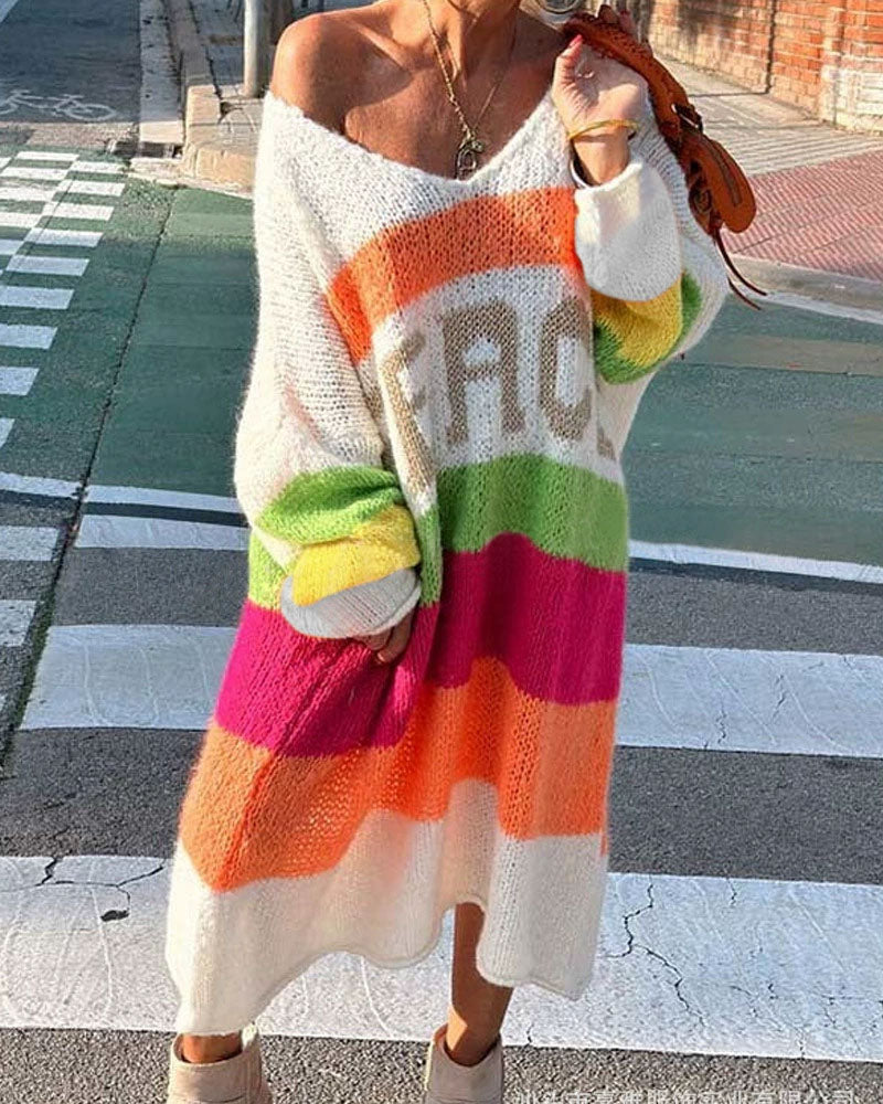 Peace Sweater Dress