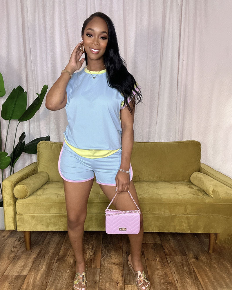 Pretty Girl Color Block Set