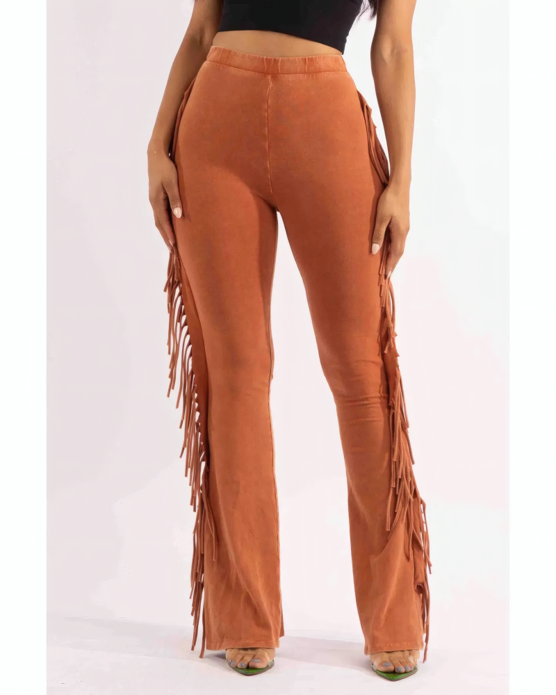 Good Times Fringed Flare Pant
