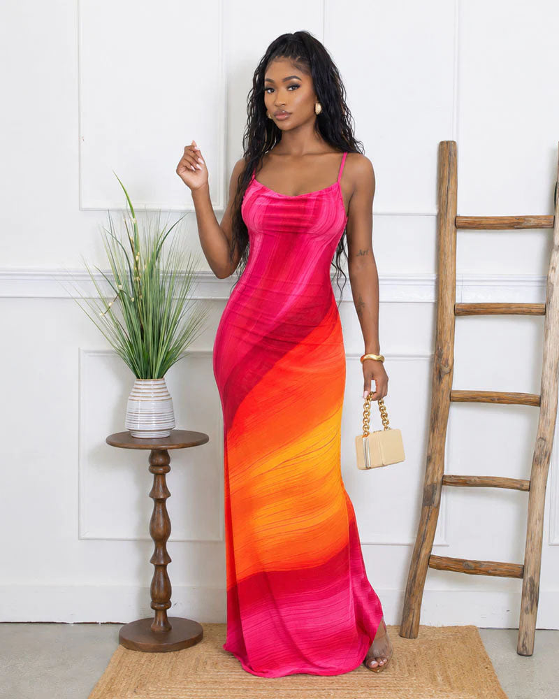 Rainbow Horizon Dress