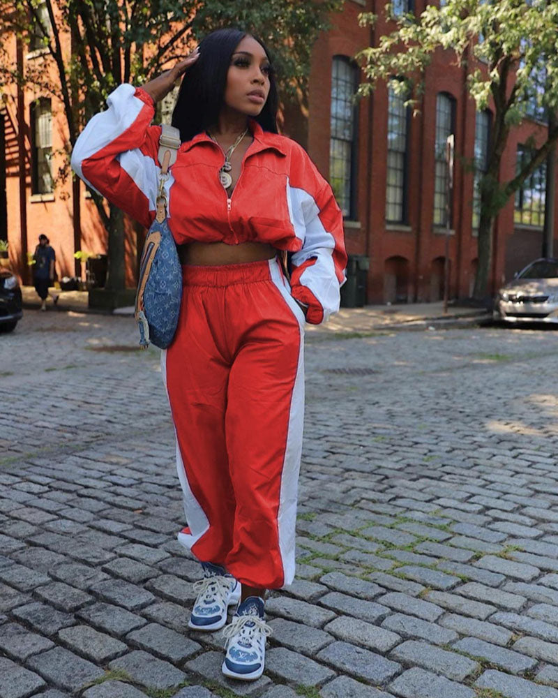 Ready To Go Windbreaker Jogger Set