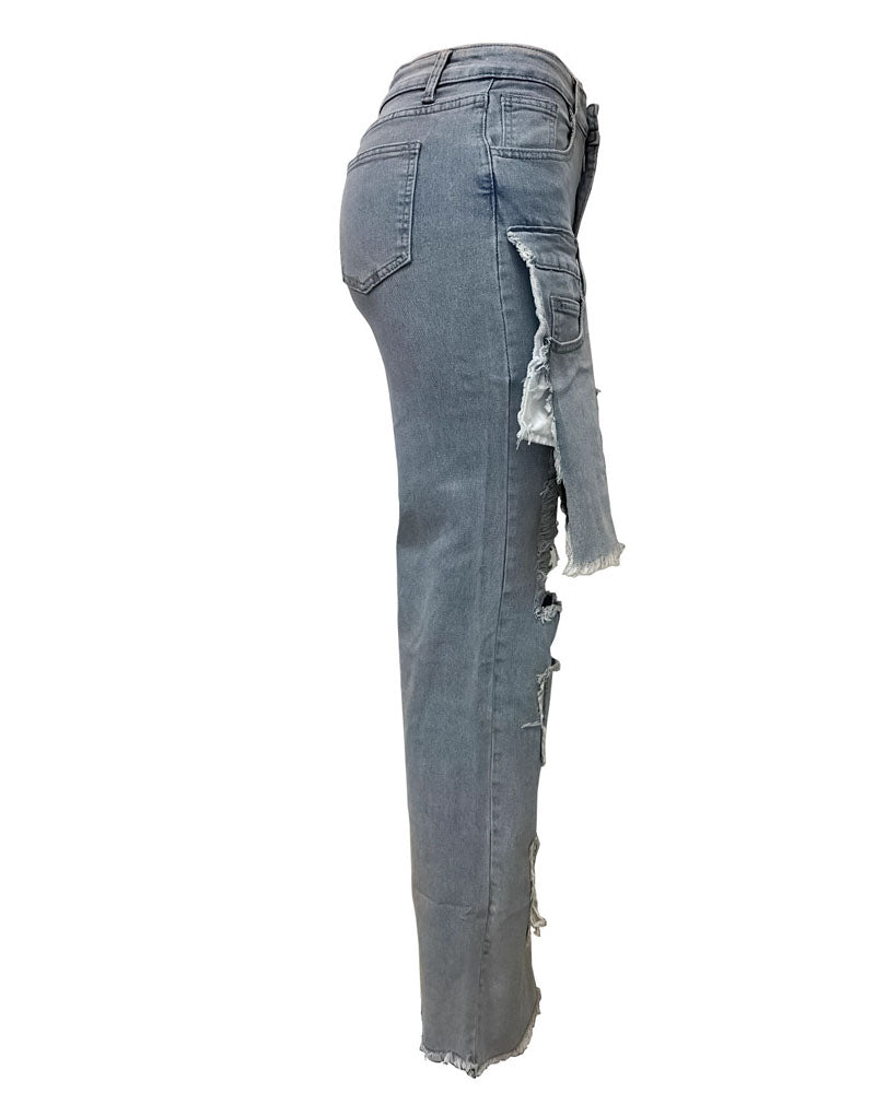 Reverse Me Patchwork Jeans