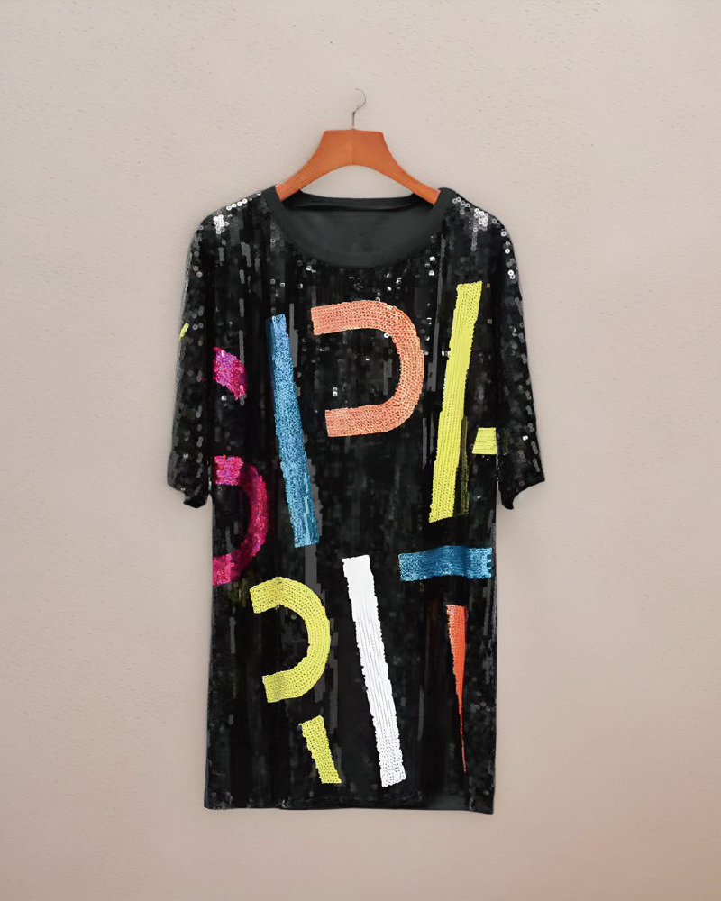 TIME TO SHINE SEQUIN JERSEY