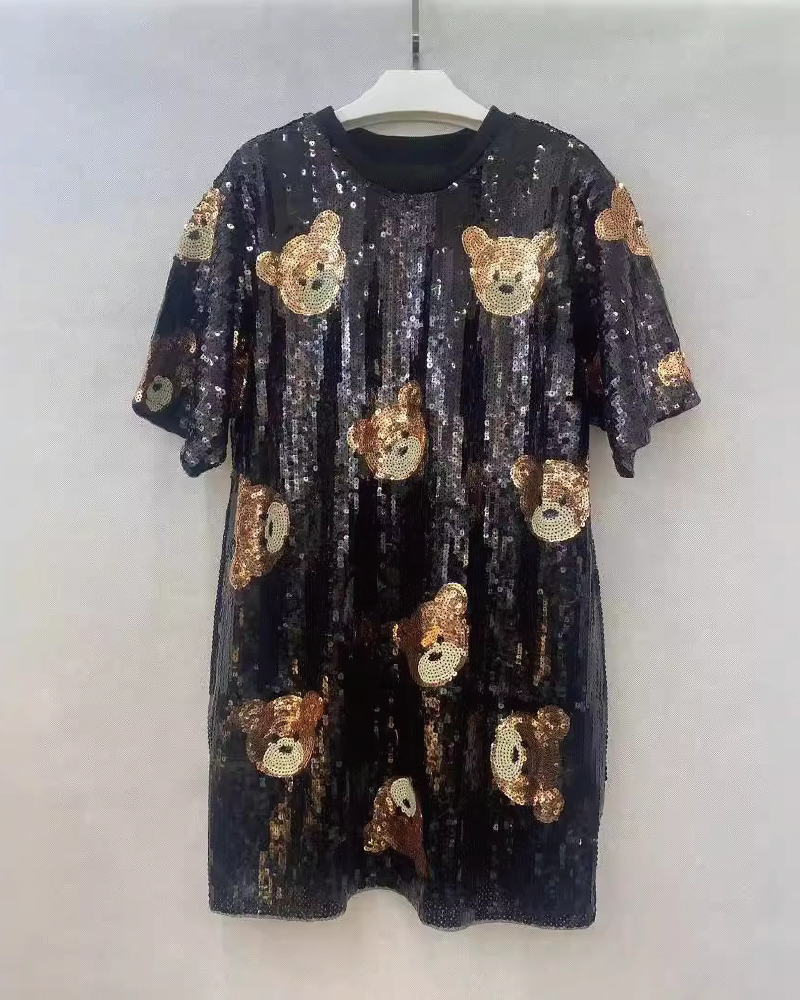 TIME TO SHINE SEQUIN JERSEY