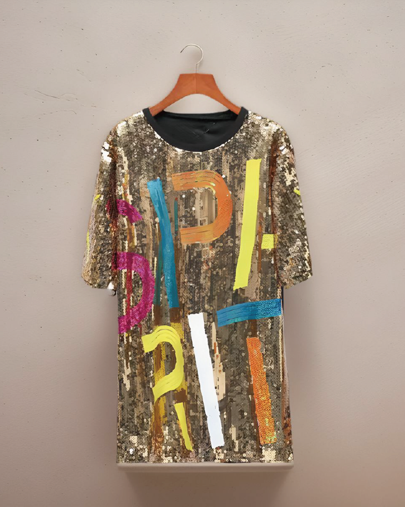 TIME TO SHINE SEQUIN JERSEY