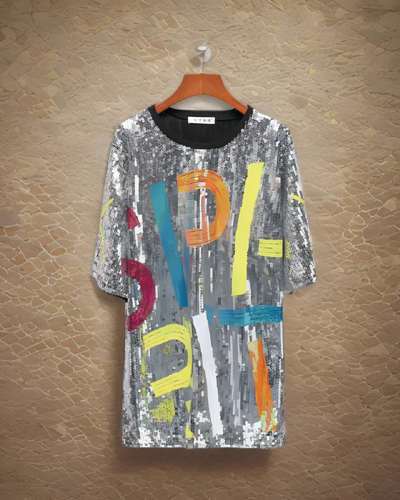 TIME TO SHINE SEQUIN JERSEY