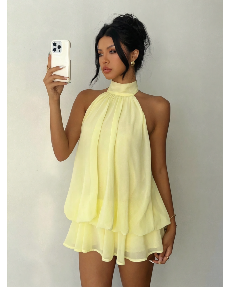 Enya Backless Mini Dress