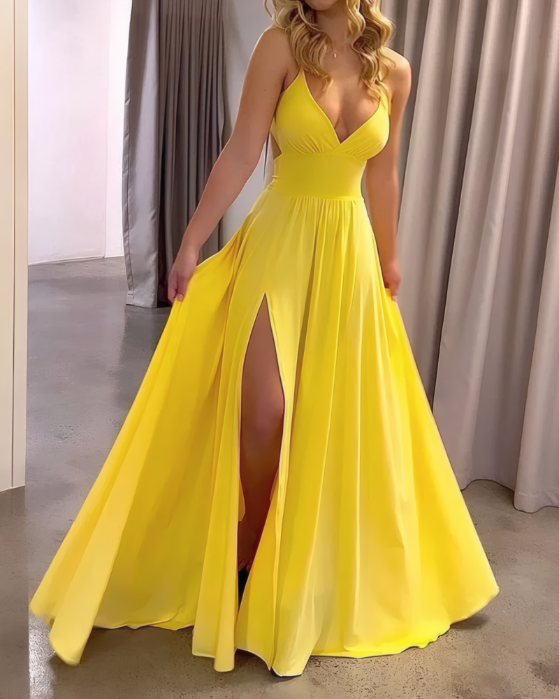Pristine V NECK DRESS
