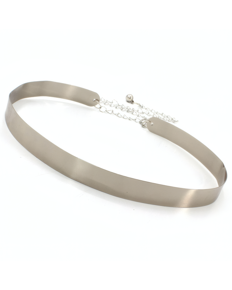 Golden Mirror Plate Belt