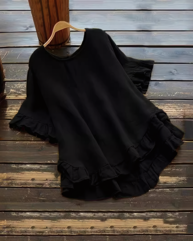 Left On Read Ruffle Top