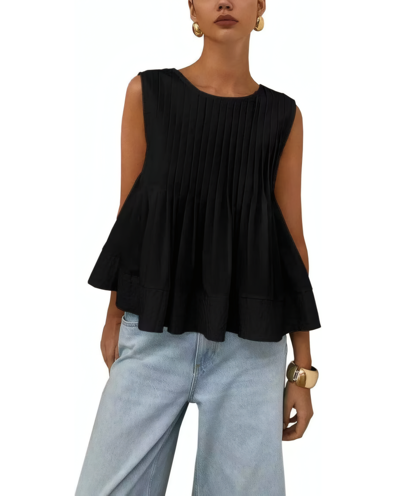 Soft Pleat Swing Top