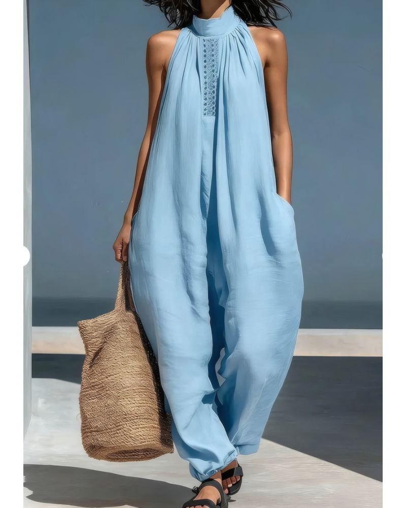 Halcyon Days Halter Jumpsuit