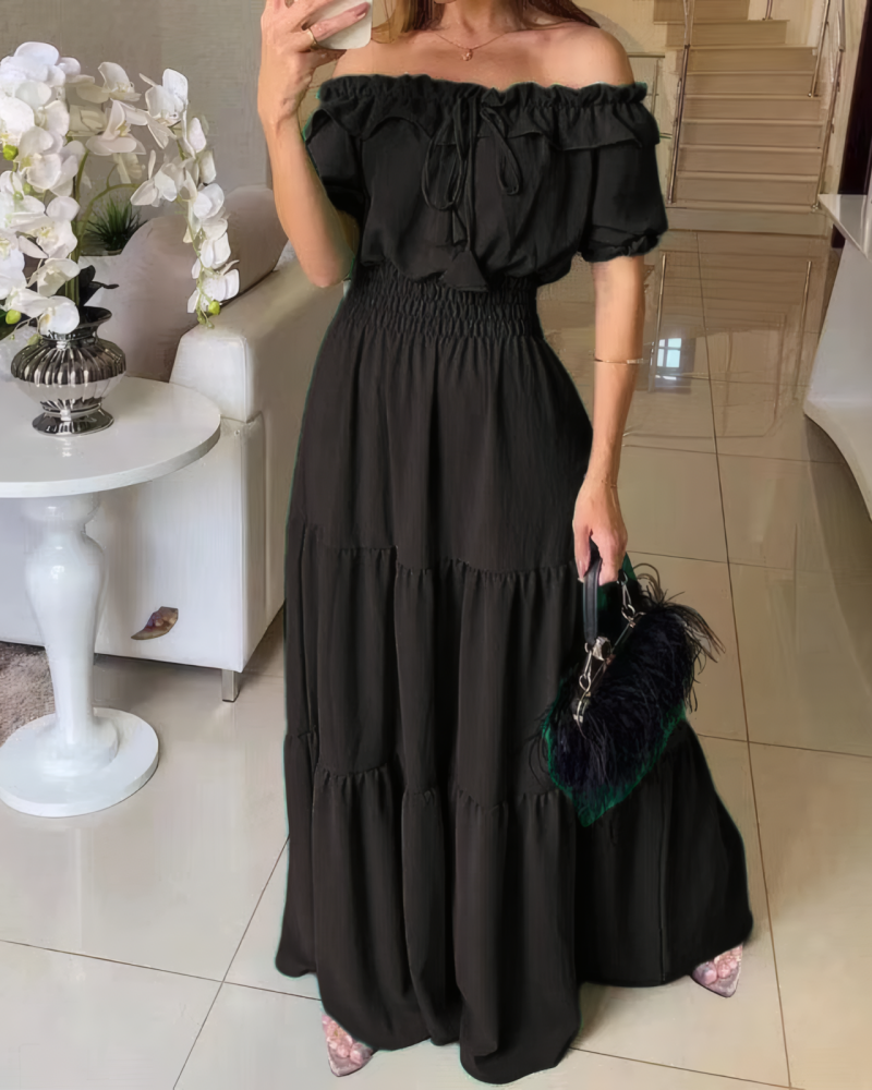 Elena Puff Sleeve Dress