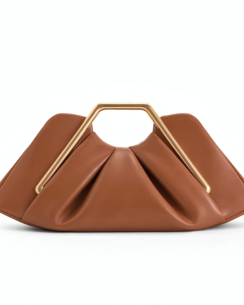 Velvet Hour Pleated Clutch